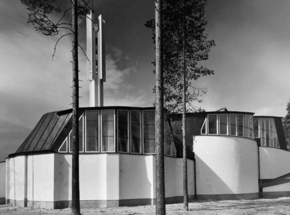  Church of the Three Crosses (Vuoksenniska Church). Pertti Ingervo © Alvar Aalto Foundation. 