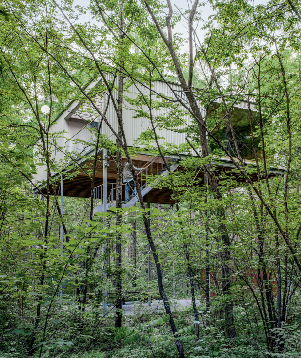 森林空中别墅 Pilotis in a Forest
长谷川豪 GO HASEGAWA